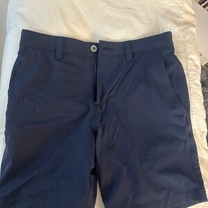 Southern Tide Dark Blue Flat Front Shorts